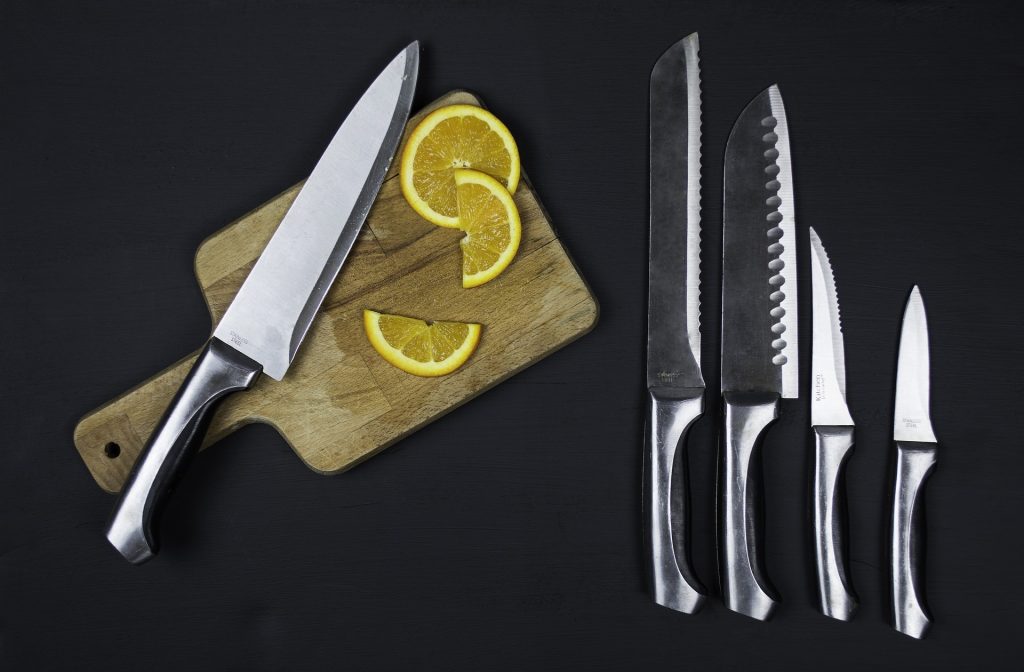 Handmade kitchen knives
