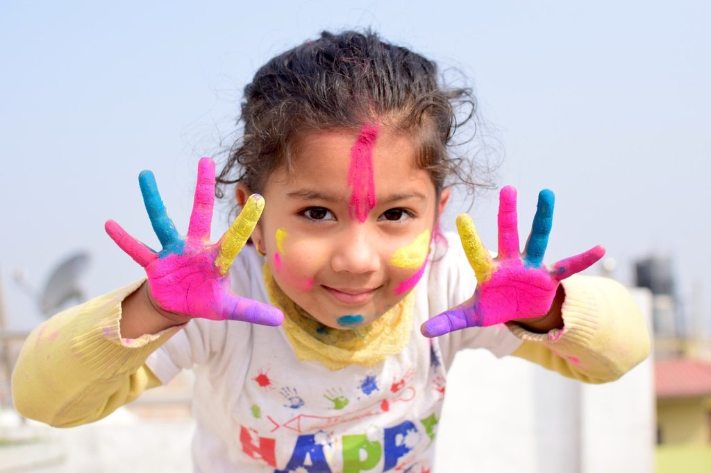 Childcare - girl-colors-holi-festival-child-3194977